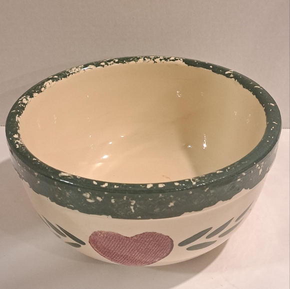 Brothers Pottery Norwich Ontario Ceramic Bowl Hand Painted Spongeware. - Picture 5 of 7